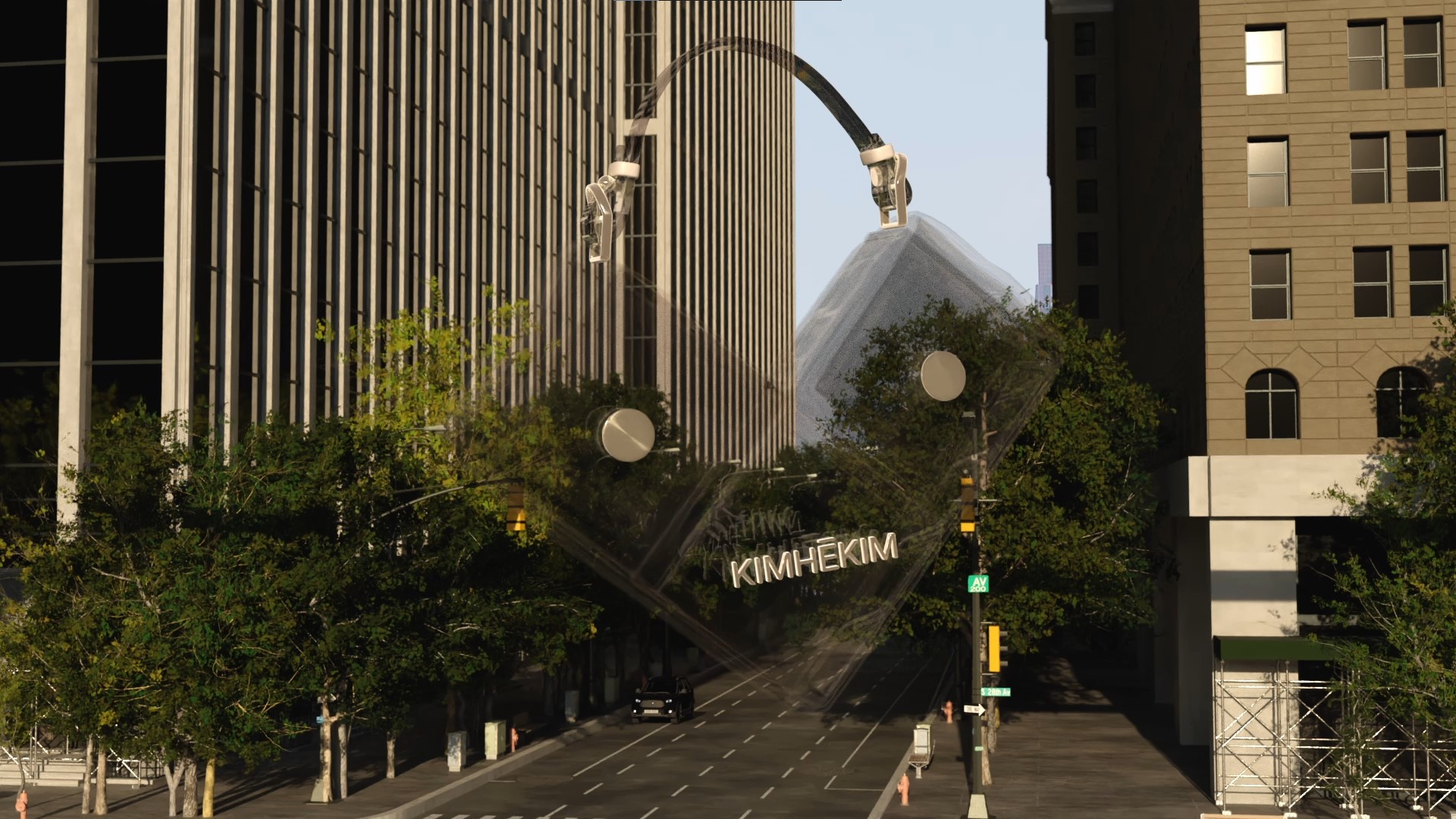 KIMHEKIM Petit Coeur Bag Tetris — 01